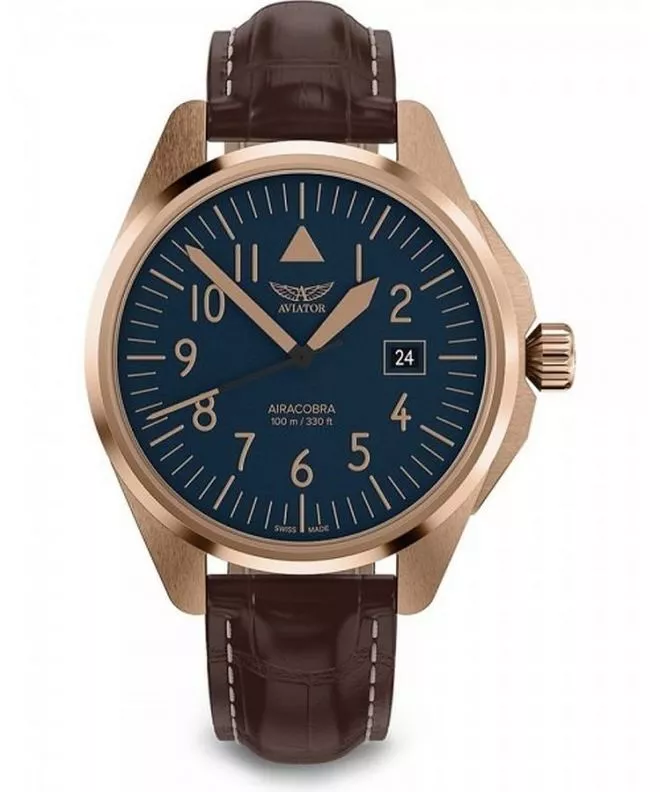 Reloj para hombres Aviator Airacobra 43 Type A V.1.38.2.318.4