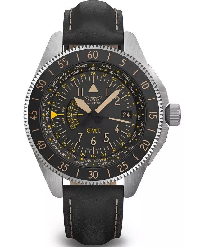 Reloj para hombres Aviator Airacobra GMT V.1.37.0.303.4