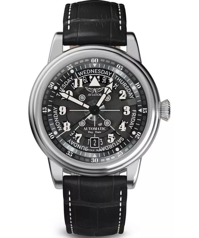 Reloj para hombres Aviator Douglas Day-Date Meca 41 V.3.36.0.284.4