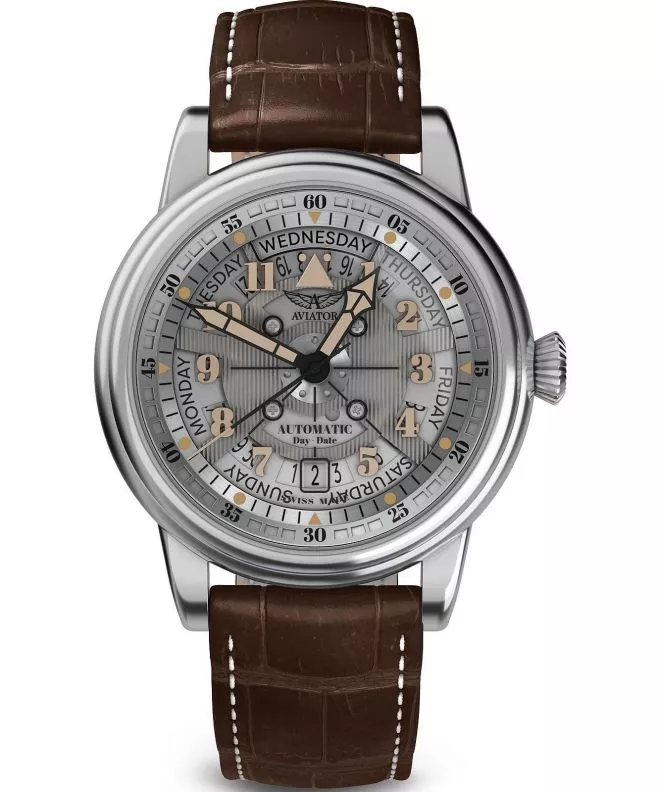 Reloj para hombres Aviator Douglas Day-Date Meca 41 V.3.36.0.286.4