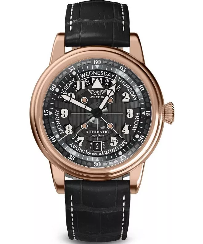 Reloj para hombres Aviator Douglas Day-Date Meca 41 V.3.36.2.285.4