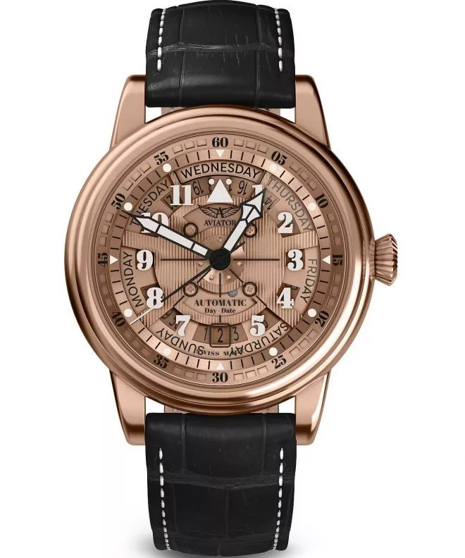 Reloj para hombres Aviator Douglas Day-Date Meca 41 V.3.36.2.288.4