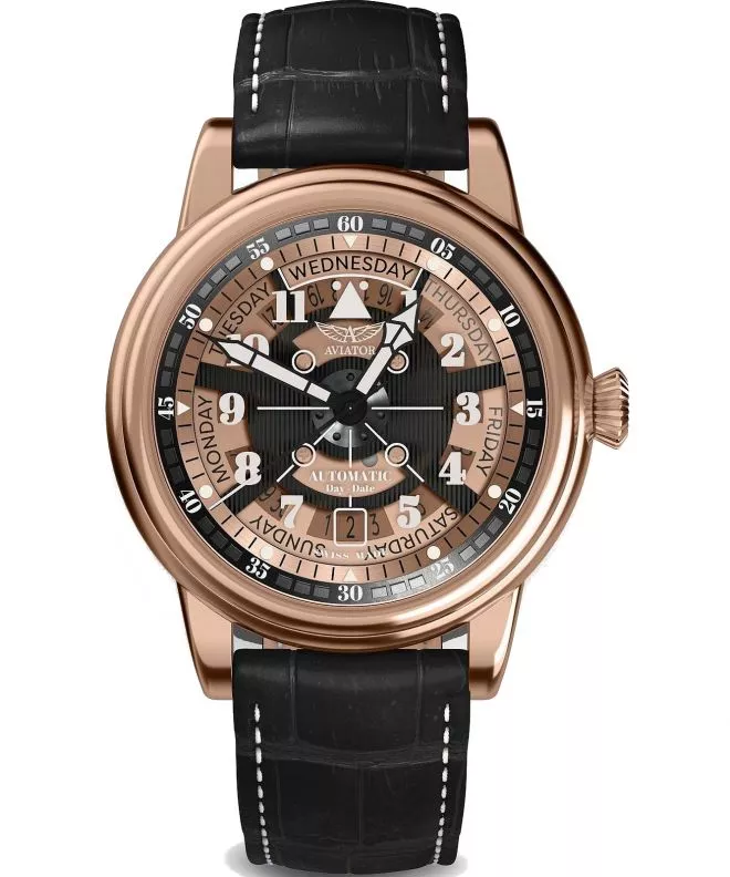 Reloj para hombres Aviator Douglas Day-Date Meca 41 V.3.36.2.289.4