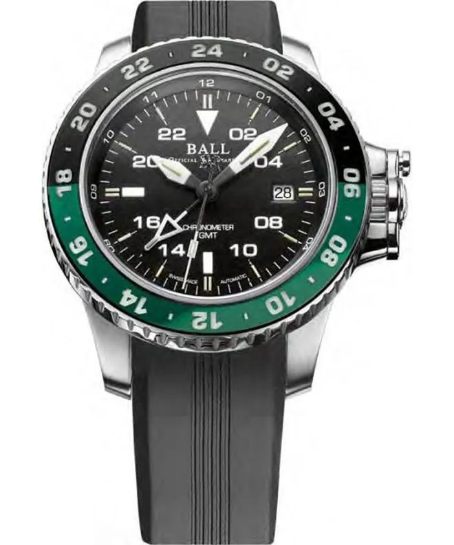 Reloj para hombres Ball Engineer Hydrocarbon AeroGMT II Automatic Chronometer DG2018C-P11C-BK