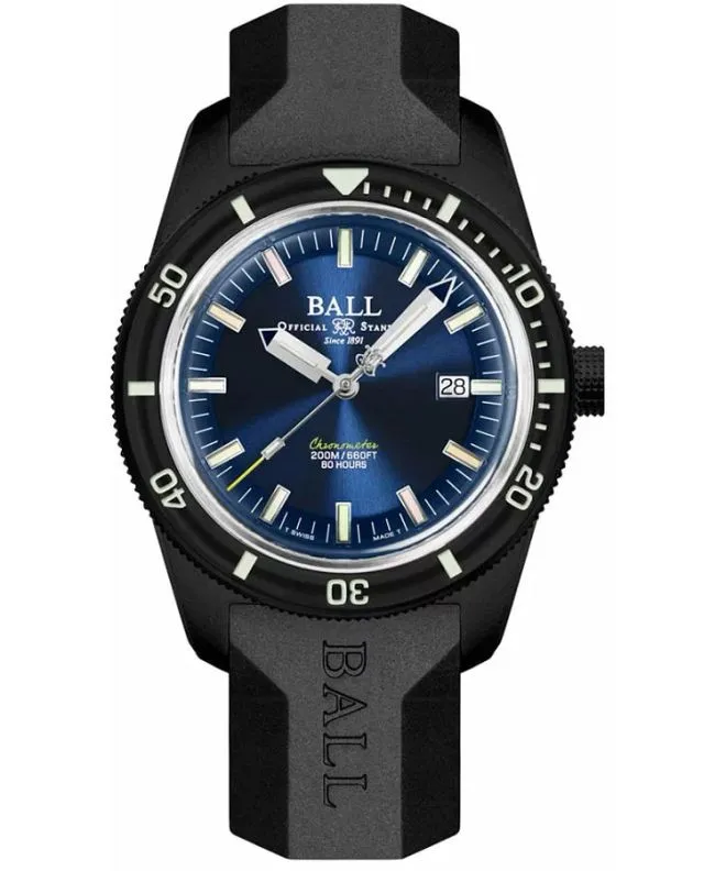 Reloj para hombres Ball Engineer II Skindiver Heritage Manufacture Chronometer Limited Edition DD3208B-P2C-BER