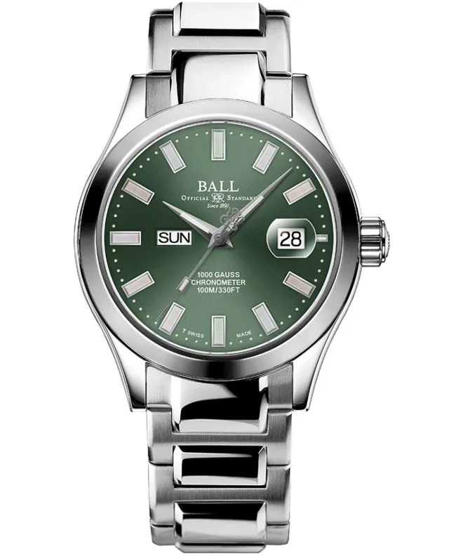 Reloj para hombres Ball Engineer III Marvelight Chronometer Day-Date Automatic Limited Edition NM9036C-S1C-GRR