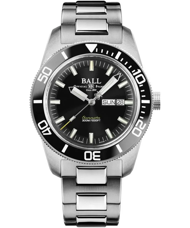 Reloj para hombres Ball Engineer Master II Skindiver Heritage Automatic Chronometer DM3308A-SC-BK