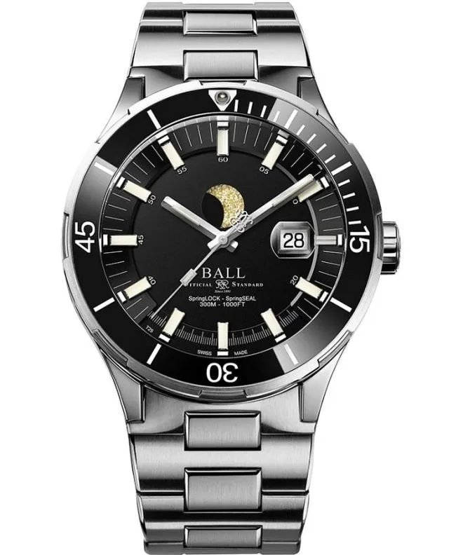 Reloj para hombres Ball Roadmaster Challenger Moonphase Limited Edition DM3150B-S13J-BK