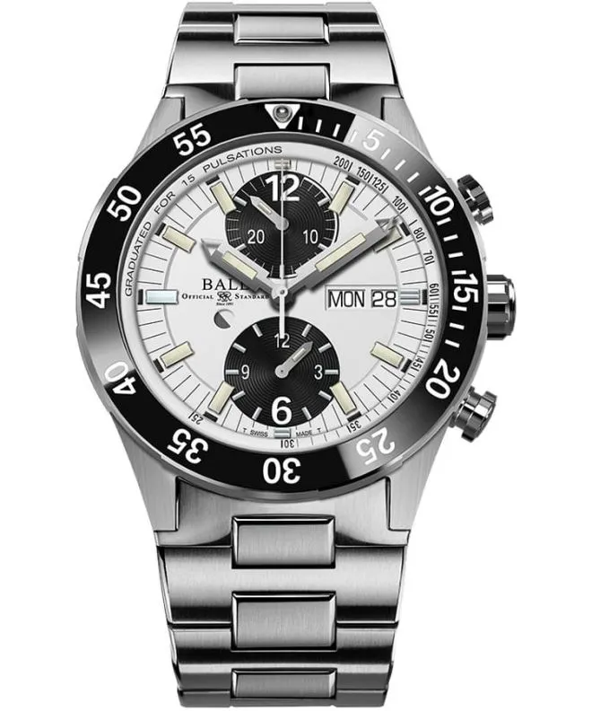 Reloj para hombres Ball Roadmaster Rescue Chronograph Chronograph Limited Edition DC3030C-S-WHBK
