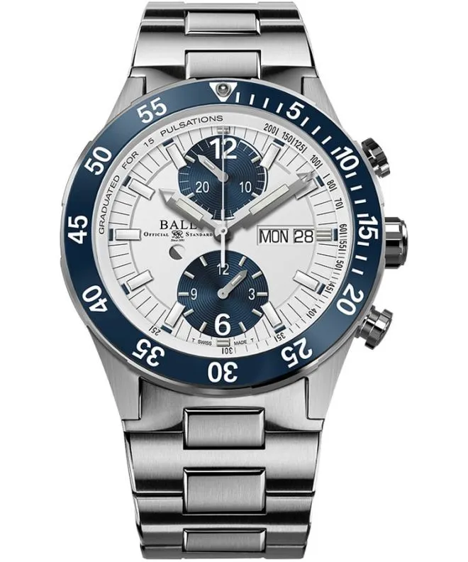 Reloj para hombres Ball Roadmaster Rescue Chronograph Limited Edition DC3030C-S1-WH