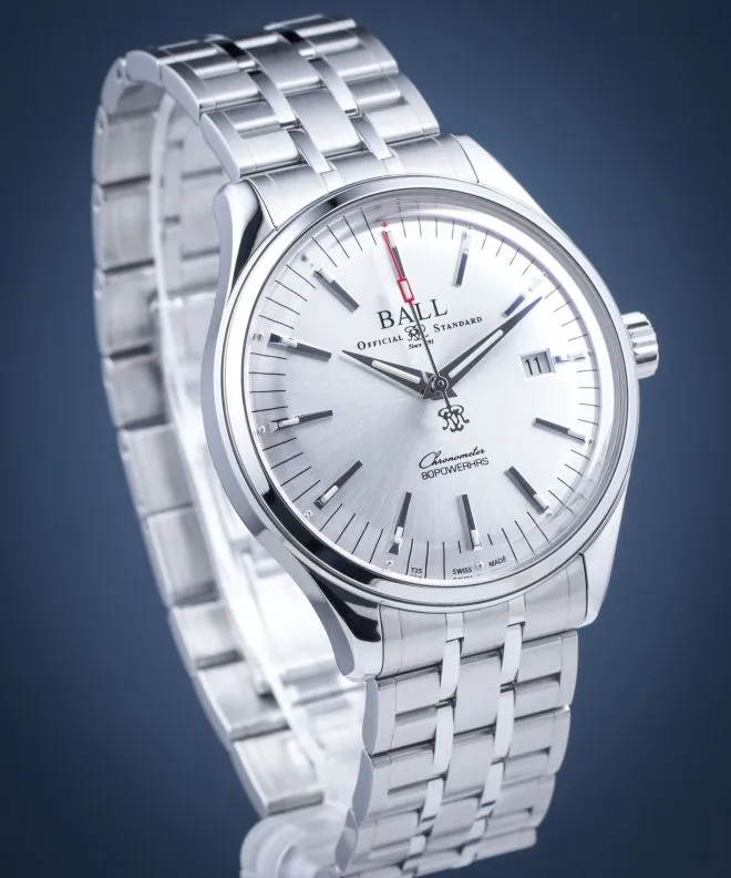 Reloj para hombres Ball Trainmaster Manufacture 80 Hours Automatic Chronometer NM3280D-S1CJ-SL