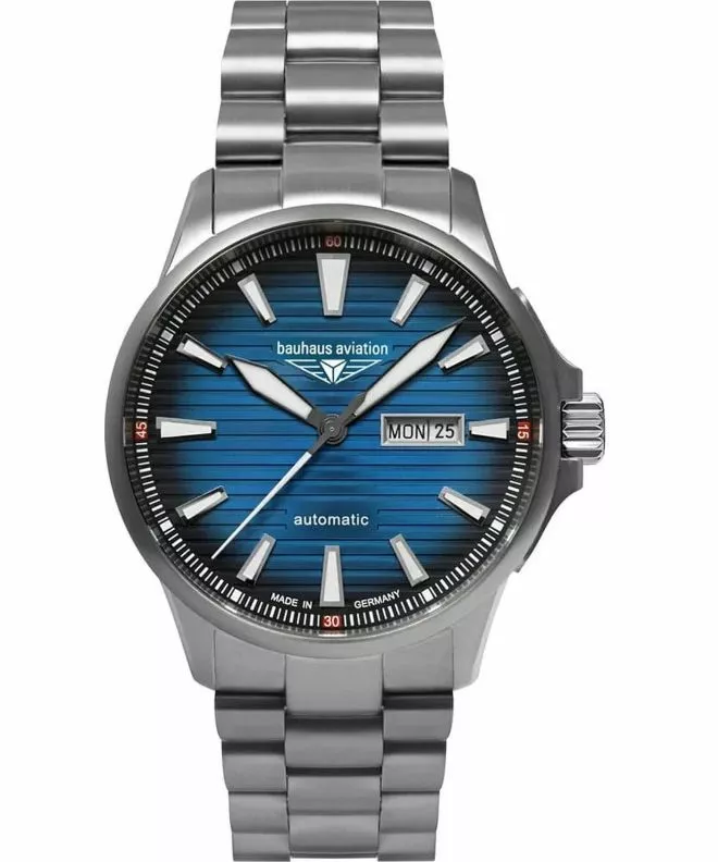 Reloj para hombres Bauhaus Aviation Titanium Automatic 2862M-3