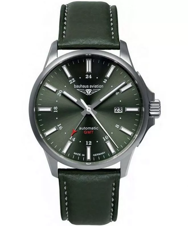 Reloj para hombres Bauhaus Aviation Titanium Automatic GMT 2868-4