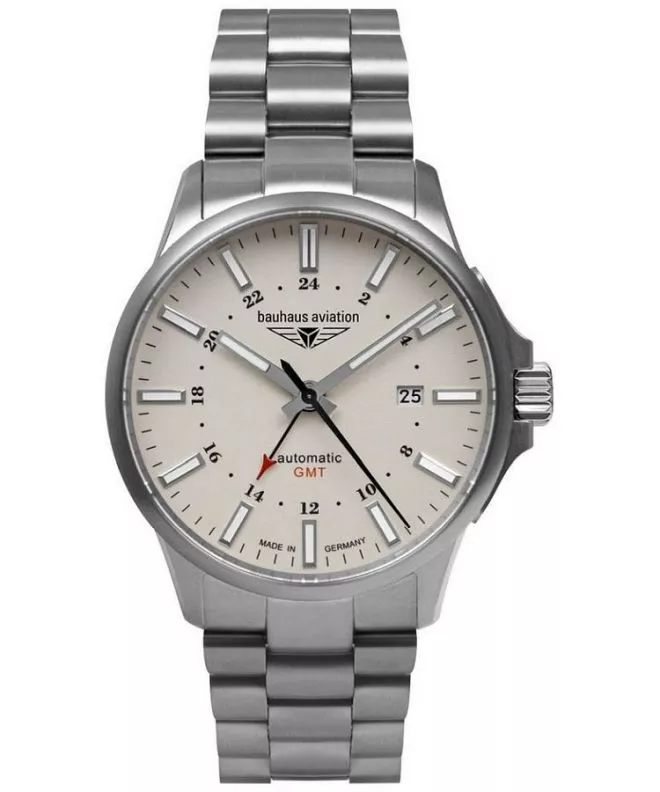 Reloj para hombres Bauhaus Aviation Titanium Automatic GMT 2868M-5