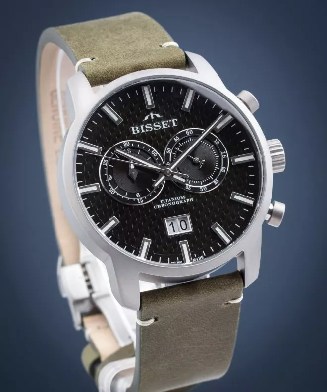Reloj para hombres Bisset Titanium Chronograph BSCF19DINX05AX