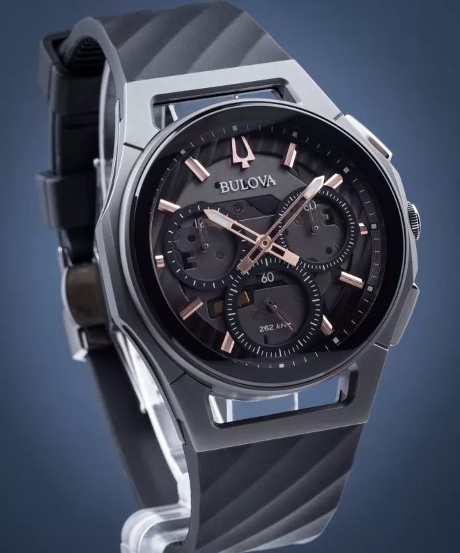 Reloj para hombres Bulova Curv Chronograph 98A162