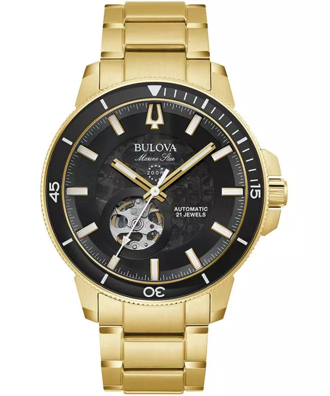 Reloj para hombres Bulova Marine Star Series C Open Heart Automatic 97A174