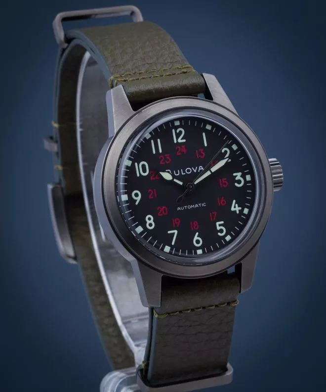Reloj para hombres Bulova Military Hack Automatic 98A255