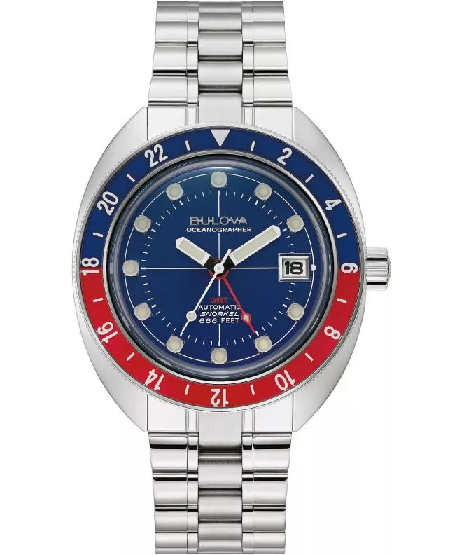 Reloj para hombres Bulova Oceanographer GMT Automatic 96B405