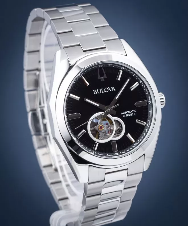 Reloj para hombres Bulova Surveyor Open Heart Automatic 96A270