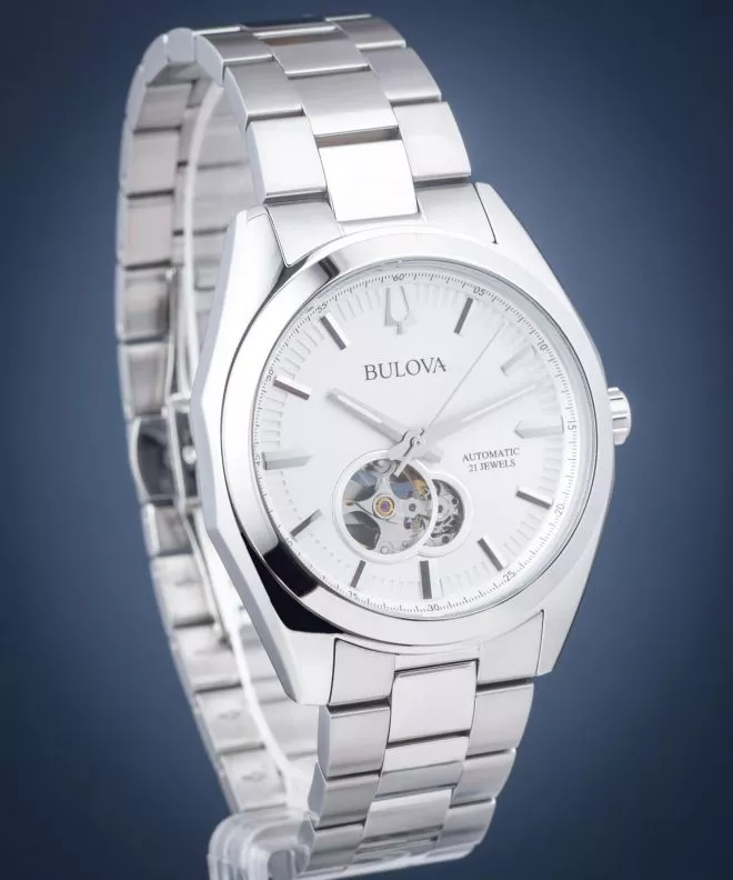 Reloj para hombres Bulova Surveyor Open Heart Automatic 96A274