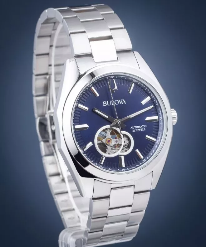 Reloj para hombres Bulova Surveyor Open Heart Automatic 96A275