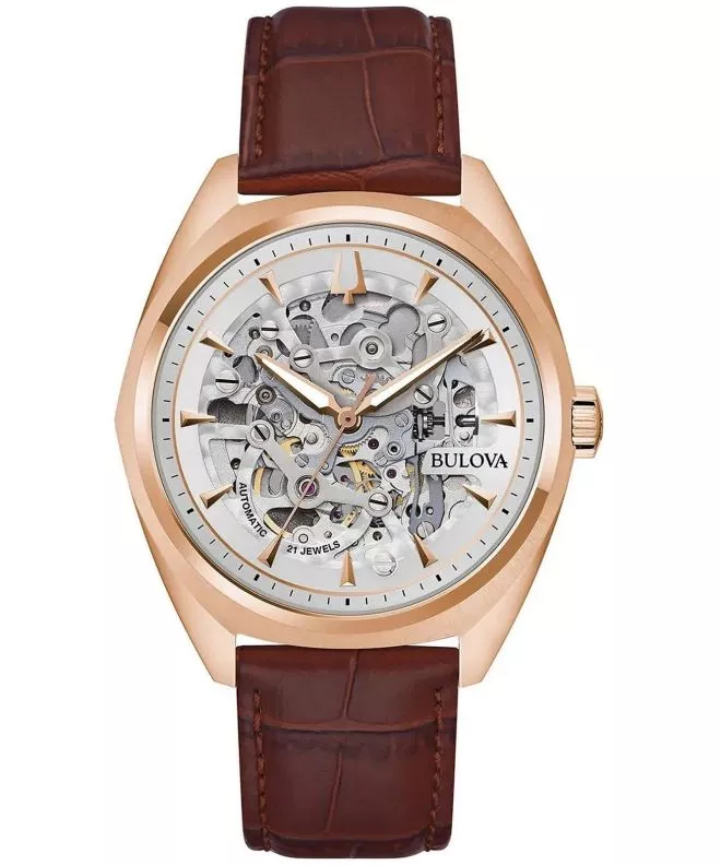 Reloj para hombres Bulova Surveyor Skeleton Automatic 97A175