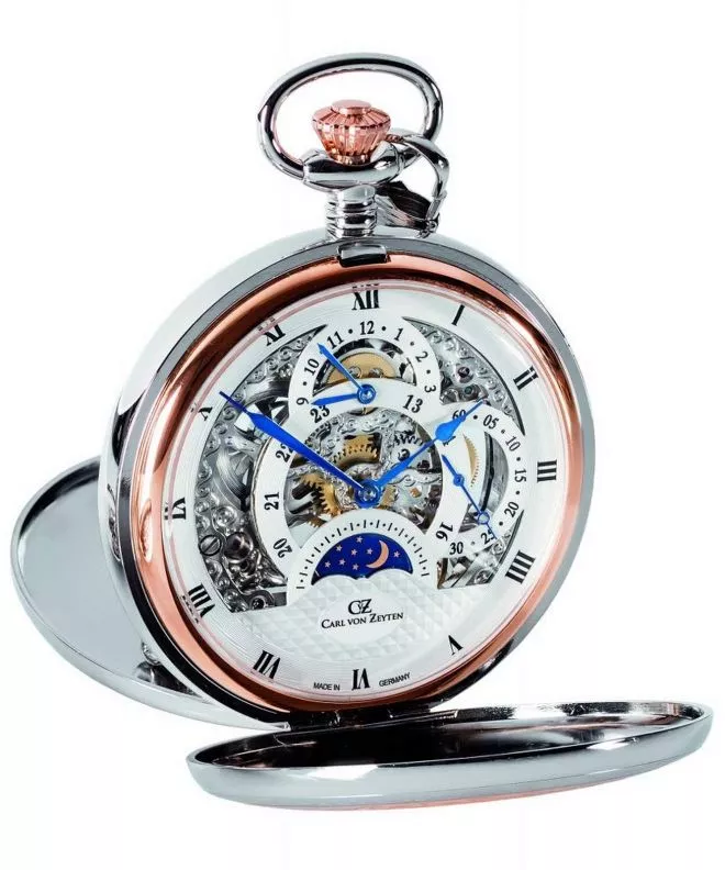 Reloj para hombres Carl von Zeyten Alb Pocket Skeleton Mechanical CVZ0040RSL