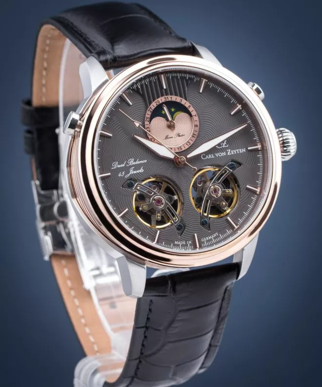 Reloj para hombres Carl von Zeyten Durbach Twin Balance Automatic CVZ0060RGU