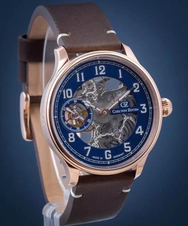Reloj para hombres Carl von Zeyten Lahr Skeleton Automatic CVZ0021RBL