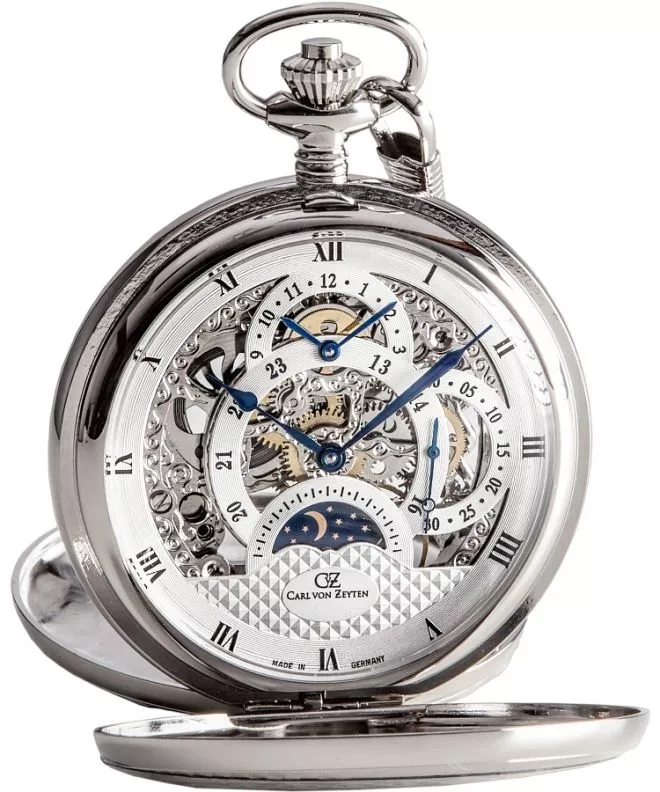 Reloj para hombres Carl von Zeyten Schutter Skeleton Mechanical CVZ0038SL