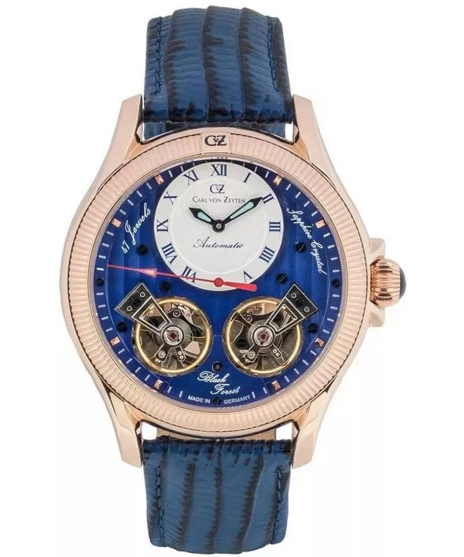 Reloj para hombres Carl von Zeyten Waldhaus Black Forest Limited Edition CVZ0084RBLS
