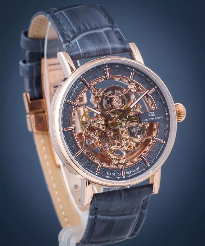 Reloj para hombres Carl von Zeyten Weitenau Skeleton Limited Edition CVZ0078RBLS