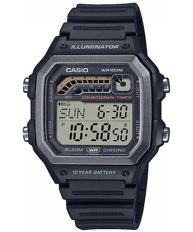 Reloj para hombres Casio Digital WS-1600H-1AVEF