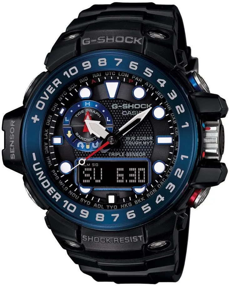 Reloj para hombres G-SHOCK Casio Gulfmaster GWN-1000B-1BER