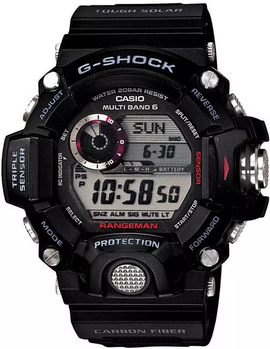 Reloj para hombres G-SHOCK Casio Rangeman GW-9400-1ER (GW-9400-1)