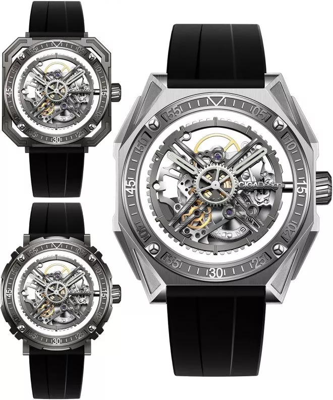 Reloj para hombres Ciga Design M Series Magician SET M051-SS01-W6B