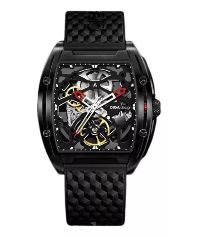 Reloj para hombres Ciga Design Z Series Edge DLC Automatic Z031-BB01-W5BK