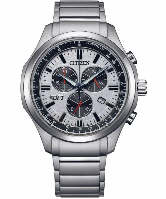 Reloj para hombres Citizen Eco-Drive Super Titanium Chronograph AT2530-85A