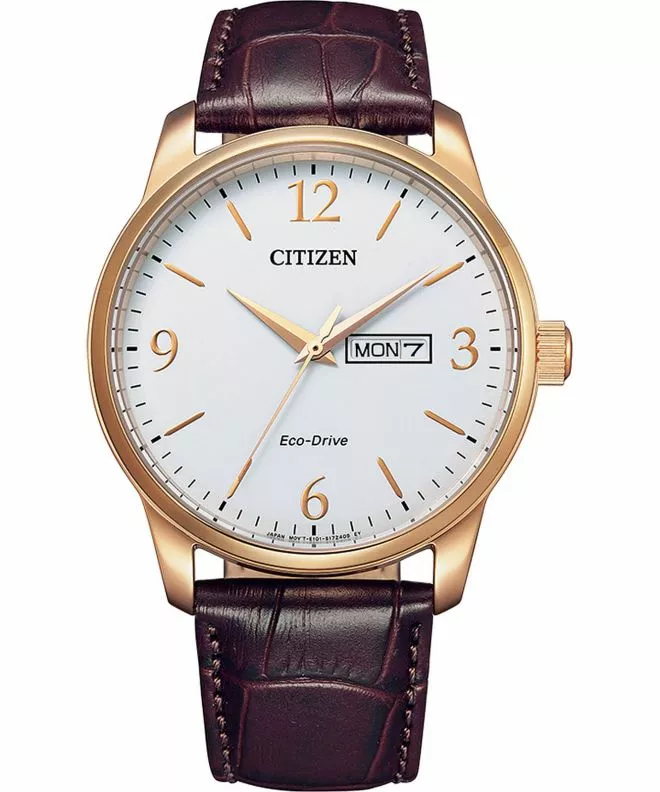 Reloj para hombres Citizen Leather Eco-Drive BM8553-16AC (BM8553-16AE)