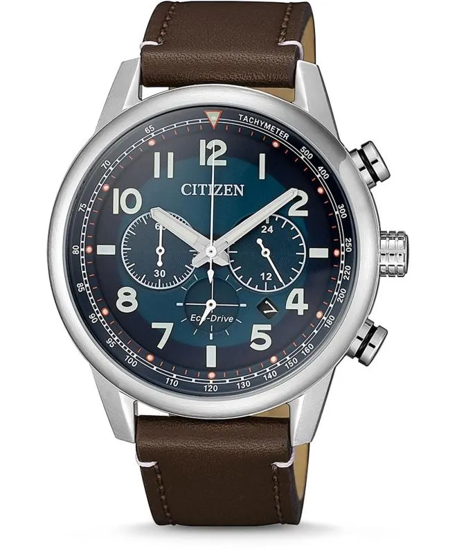 Reloj para hombres Citizen Leather Eco-Drive Chronograph CA4420-13L