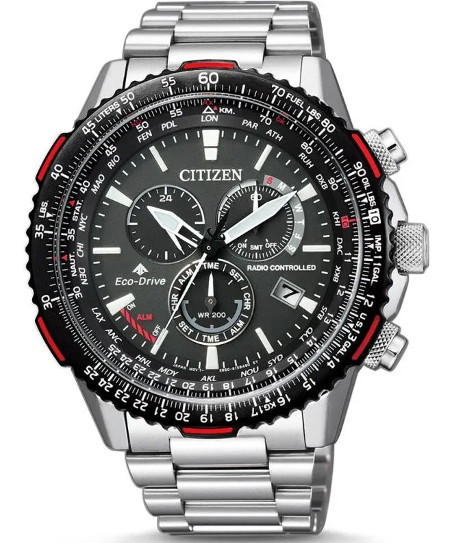 Reloj para hombres Citizen Eco-Drive Radio Controlled Chronograph Perpetual Calendar Promaster CB5001-57E