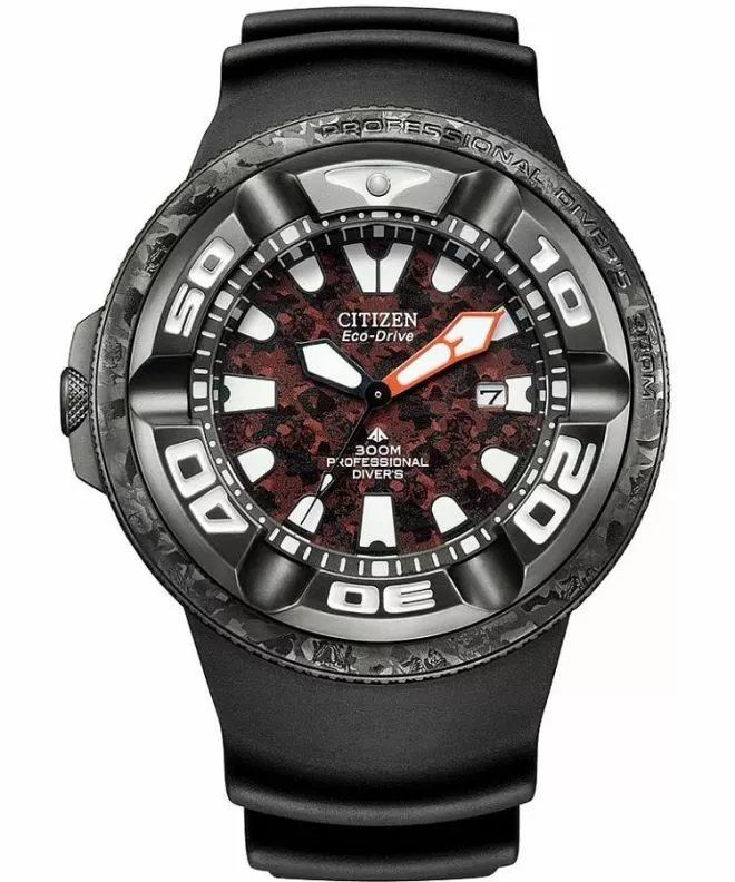 Reloj para hombres Citizen Promaster Marine Ecozilla X Godzilla Colaboration Diver Limited Edition BJ8059-03Z