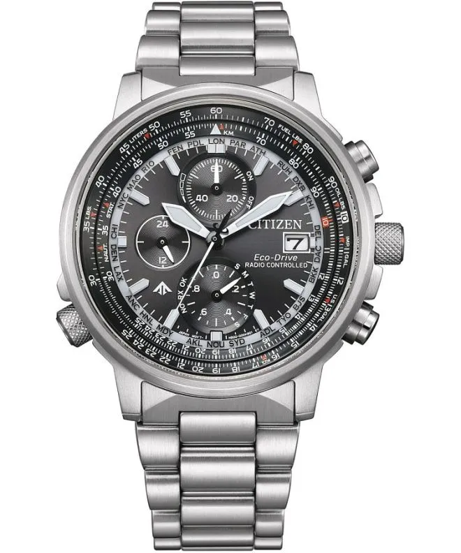 Reloj para hombres Citizen Promaster Sky Solar Radio Control Choronograph AT8300-58E