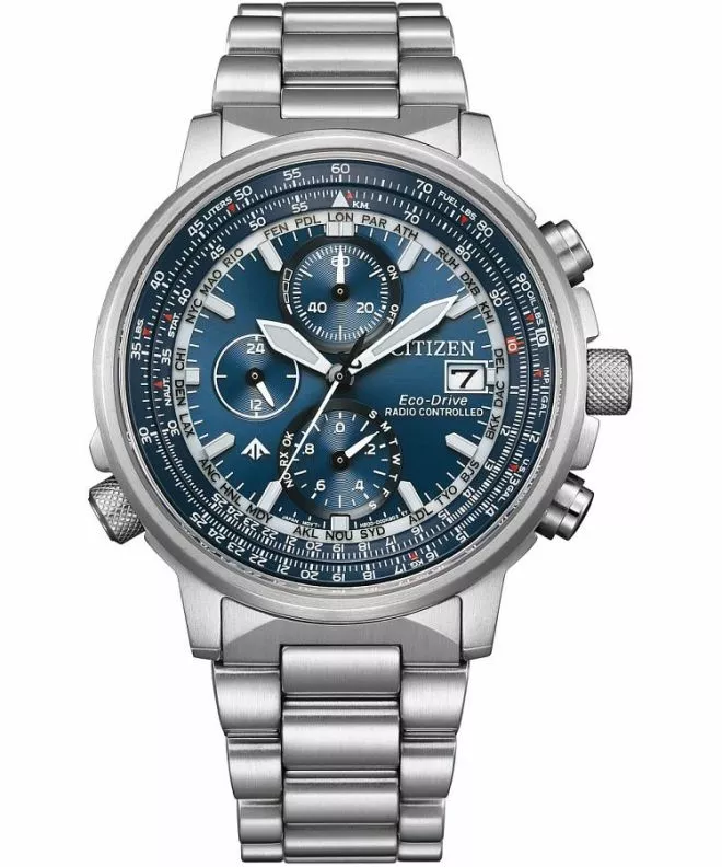 Reloj para hombres Citizen Promaster Sky Solar Radio Control Choronograph AT8300-58L