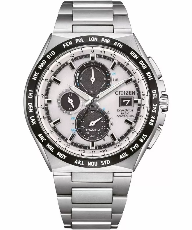 Reloj para hombres Citizen Radio Controlled Super Titanium Eco-Drive AT8238-84A