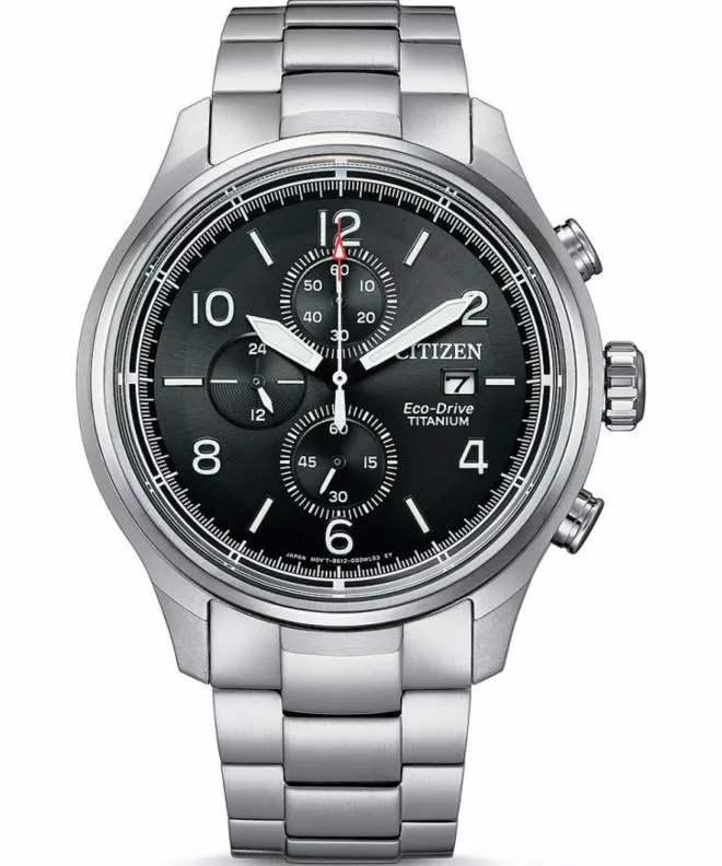 Reloj para hombres Citizen Titanium Eco-Drive Chrono CA0810-88E