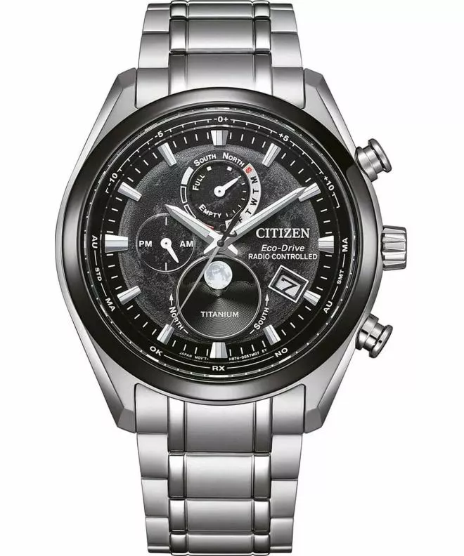 Reloj para hombres Citizen Tsukiyomi Radio Controlled Moonphase BY1018-80E
