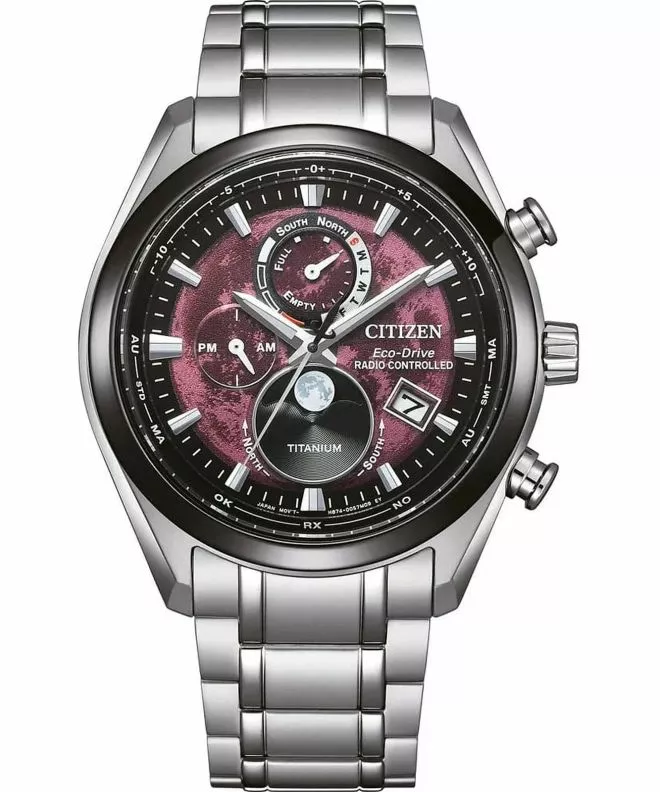 Reloj para hombres Citizen Tsukiyomi Radio Controlled Moonphase BY1018-80X