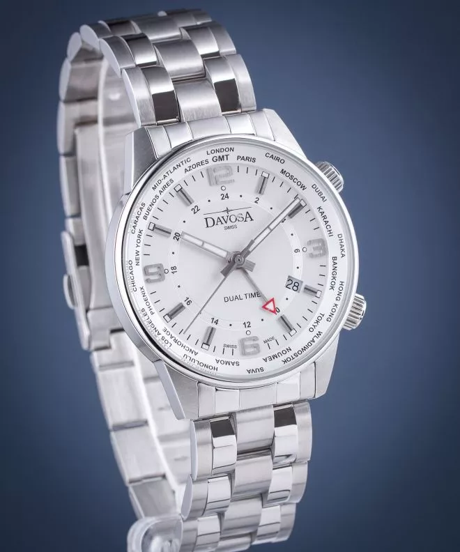 Reloj para hombres Davosa Vireo Dual Time 163.480.15